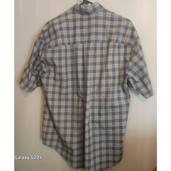 M31 Arrow plaid short sleeved wrinkle free button up shirt - Picture 5 of 6